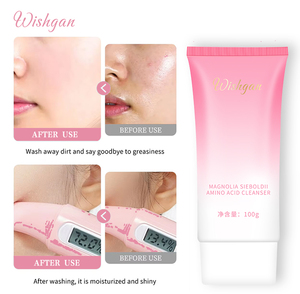 Nettoyant Visage Bio Vegan Magnolia Sieboldii Blanchissant et Purifiant pour Hommes et Femmes, Marque Privée, Logo Personnalisé, Vente en Gros OEM - Product Image 2