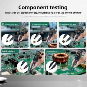 Pince de mesure LCR JD-1795 pour composants CMS à mesure directe avec détection intelligente des valeurs de résistance, capacité et inductance - Product Image 3