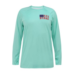 Camisetas de Pesca con Protección Solar UPF 50+ y Ventilación, Impresión por Sublimación Personalizada, Camiseta de Seguridad para Pesca con Mosca - Product Image 1