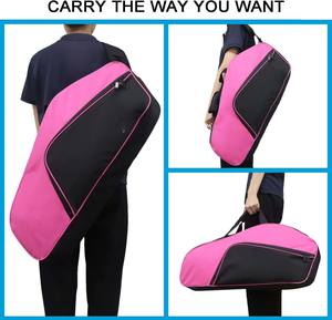 Muestra Gratis, Nueva Raqueta de Tenis, Pickleball y Pádel de Cuero Sintético de Lujo Premium, Bolsa de Transporte Blanca de Alta Calidad Personalizada - Product Image 5