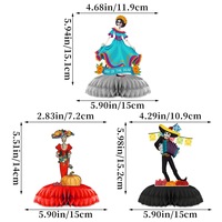 Décorations de fête transfrontalières 2026 pour le Jour des Morts, guirlandes en papier mexicaines Da De Los Muertos, centres de table en nid d'abeille, ballons