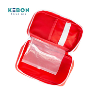 Meilleur prix Kebon KB6010 Rouge Sac de premiers secours de survie en plein air personnalisé Soins d'urgence Voyage Manuel Certifié EN 149 Classe I
