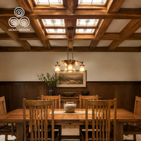 Vigas Decorativas de Imitación Madera para Techo Falso MUMU, Vigas Ligeras con Efecto Madera para Decoración de Paredes Interiores, Proveedor Mayorista