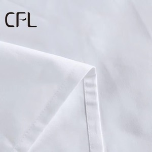 중국 제조 업체 전문 맞춤형 100% 면 트윈 사이즈 호텔 품질 플랫 침대 시트 5 성급 호텔 - Product Image 4