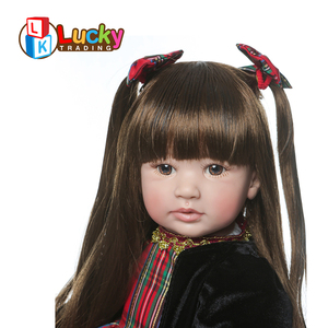 55cm bébé <span class=keywords><strong>poupée</strong></span> <span class=keywords><strong>grande</strong></span> taille <span class=keywords><strong>Reborn</strong></span> enfant en bas âge fille <span class=keywords><strong>poupée</strong></span> jouets <span class=keywords><strong>Reborn</strong></span> avec des cheveux longs réaliste bébé poupées - Product Image 3