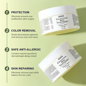 Crème corporelle raffermissante et nourrissante anti-cellulite, réparatrice des vergetures, éclaircissante à la vitamine C et au rétinol, marque privée avec logo personnalisé - Product Image 3