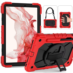 Nuova custodia protettiva rotante a 3 strati con tracolla/impugnatura per Samsung Galaxy Tab S8 11 pollici <span class=keywords><strong>X700</strong></span>/X706 (2022) - Product Image 1