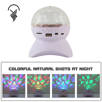 Boule magique RGB disco en cristal led, 1 pièce, éclairage de scène, fête disco