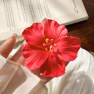 Femmes Simple tête arrière <span class=keywords><strong>canard</strong></span> Bill Clip plaque cheveux accessoires oeuf fleur tissu Joker épingle à cheveux mode gros cheveux Niche - Product Image 6