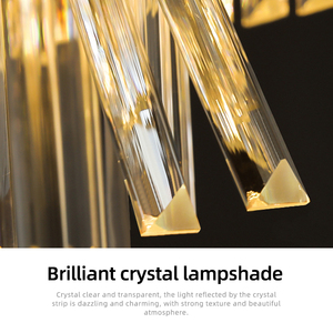 Treo Đèn chùm phòng khách ánh sáng hội trường biệt thự bàn ăn LED cao cấp sang trọng phòng ăn Đèn Chùm Pha Lê - Product Image 5