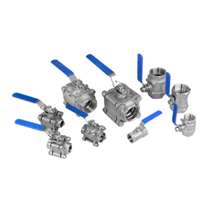 3 Piece Dn10 Dn25 CF8 Thread Ball Valve