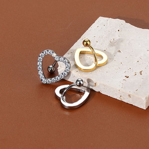 Nuovo <span class=keywords><strong>Piercing</strong></span> all'<span class=keywords><strong>Ombelico</strong></span> Lingchee a Forma di Cuore con Zircone, <span class=keywords><strong>Piercing</strong></span> a <span class=keywords><strong>Farfalla</strong></span> per <span class=keywords><strong>Ombelico</strong></span>, Anello per <span class=keywords><strong>Ombelico</strong></span> - Product Image 6