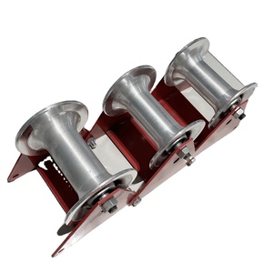 Ba dây cáp thép ròng rọc khối và giải quyết, cáp con lăn và ròng rọc ba hàng Cáp đặt công cụ ròng rọc Ba - Product Image 2