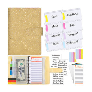 Agenda hebdomadaire et mensuel 2022, carnet à feuilles mobiles en cuir PU, planificateur budgétaire, carnet de notes - Product Image 4