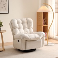 Fauteuil pivotant moderne de luxe en cuir PU avec siège confortable et structure métallique pour hôtel, salon et chambre à coucher