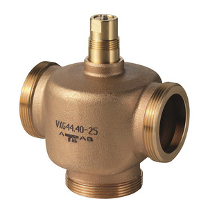 วาล์วสามทางซีเมนส์ VXG44.40-25 สำหรับควบคุมน้ำ พร้อมโครงสร้างควบคุมการไหลแบบลอการิทึมและระบบปิด - Product Image 3