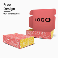 Boîte en carton rigide personnalisée avec logo en relief, laminée mate, enduite UV, pour emballages cadeaux postaux, recyclable, options de couleurs personnalisées