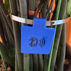 Etiquetas De Selo UHF RFID Gestão De Plantas De Jardim Identificação De Madeira Flor Tag De Planta RFID
