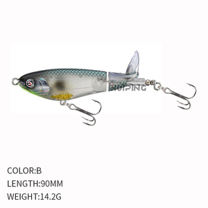 Appât artificiel à queue rotative, <span class=keywords><strong>leurre</strong></span> rigide Flexible <span class=keywords><strong>Whopper</strong></span> <span class=keywords><strong>Plopper</strong></span>, accessoire <span class=keywords><strong>de</strong></span> surface, appât <span class=keywords><strong>de</strong></span> pêche au bar et au sébaste, 90mm, 15g - Product Image 3