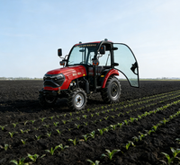Tracteur agricole miniature 4x4 Weichai Diesel 80HP avec châssis compact, transmission par engrenages, forte traction pour le labour et la semence