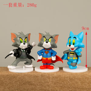 6 styles de figurines d'anime <span class=keywords><strong>Tom</strong></span> <span class=keywords><strong>et</strong></span> <span class=keywords><strong>Jerry</strong></span>, cosplay, poupées <span class=keywords><strong>Tom</strong></span> <span class=keywords><strong>et</strong></span> <span class=keywords><strong>Jerry</strong></span>, jouets décoratifs - Product Image 2