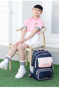 Waterproof Trolley <b>Backpack</b> for Girls Teens Children's Daily Schoolbag - Product Image 6