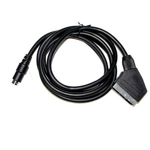<span class=keywords><strong>Cable</strong></span> AV SCART <span class=keywords><strong>RGB</strong></span> - Conectores Chapados en Oro para una Transmisión Clara de Señal de Video y <span class=keywords><strong>Audio</strong></span> - Product Image 1