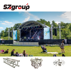 Sistema di traliccio per eventi all'aperto in lega di alluminio portatile DJ Stage Mini concerto illuminazione Versatile sport intrattenimento tetto - Product Image 1