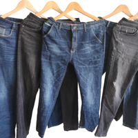 Grosir Jeans Denim Kasual Pria Bekas Grade A+/B+ Partai Besar, Jeans Second Hand Serbaguna