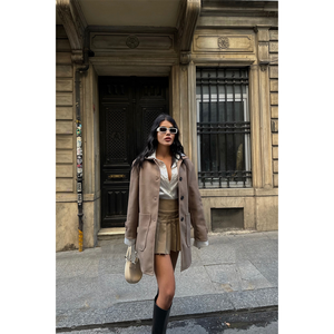 Chaqueta de Cachemira para Mujer con 4 Botones, Modelo Mink - Product Image 3