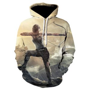 Fitspi bán buôn New Arrival trò chơi phổ biến 3D in hoodie Loose itting cộng với kích thước áo thun áo tùy chỉnh dropshipping - Product Image 4