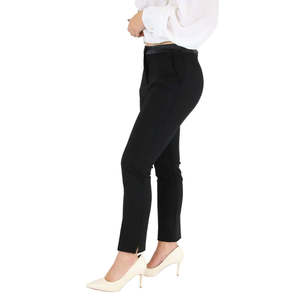 กางเกงขายาวผู้หญิงสีเขียวอมฟ้าทรงเข้ารูปสำหรับใส่ทำงาน - Product Image 6