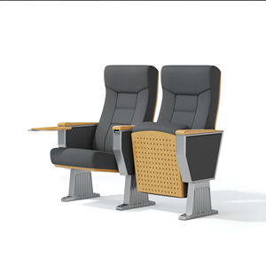 Theatre lecture เก้าอี้โบสถ์พับได้, เก้าอี้ห้องโถงต้อนรับเก้าอี้เท้าแขนที่นั่งหอประชุม - Product Image 4