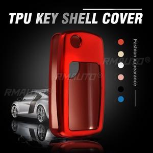 Funda Protectora de TPU para Llave de Auto Volkswagen VW Passat Golf Jetta Bora Polo Sagitar Tiguan CC Transporter 2009 - 2013 - Product Image 1