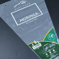 Sac d'emballage micro perforé en plastique imprimé personnalisé avec manchon de fleur de logo pour la farine matériau CPP aseptique