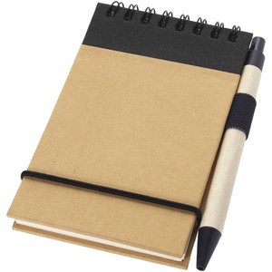 Taccuino Riciclato A7 Con Penna Zuse Budget Binder Per Scuola Cucito in Pelle Con Ring Binder Carino E Pratico Formato A6 - Product Image 1