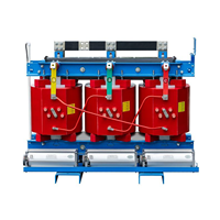 Transformateur sec triphasé de type bobiné 10kV 440V pour intérieur, 30kVA 50kVA 100kVA 50/60Hz, bobinage en aluminium/cuivre pour l'alimentation électrique