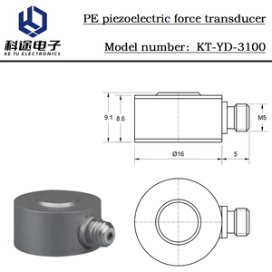 PE Hochpräziser Piezoelektrischer Kraftsensor Wandler Sender Dynamische Stoß- und Quasi-Statische Kraftmessung Überwachung - Product Image 2