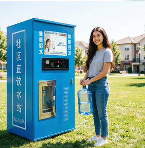 Distributeur automatique d'eau et de glace en acier inoxydable à sortie unique, <span class=keywords><strong>auto</strong></span>-nettoyant, pour garage et extérieur, avec paiement multi-modes (pièces, cartes de crédit) et affichage LED - Product Image 6