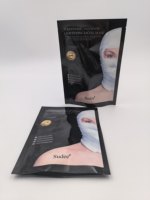Pochette pour masque écologique 100 % recyclable en non-tissé avec doublure en feuille, sac cosmétique non toxique résistant à l'humidité pour la vente au détail et en gros