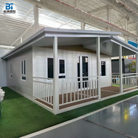 Maison conteneur extensible préfabriquée mobile, mini-maison 20 pieds, villa moderne avec salon, 1, 2 ou 3 chambres, cuisine et salle de bain