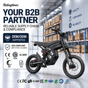 Vélo électrique hybride Ridingtimes 54PRO 60V 25AH à pneus larges avec cadre en acier au carbone pour l'aventure en plein air, disponible en stock en UE et aux États-Unis - Product Image 2