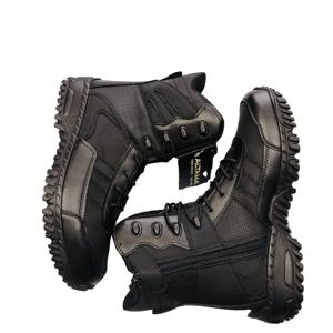 Bottes AL personnalisées de Malaisie, bottes de <span class=keywords><strong>camping</strong></span> en plein air, bottes de chasse, bottes de combat légères, bottes d'entraînement noires respirantes - Product Image 3