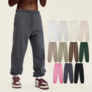 Pantalon de survêtement unisexe en coton mélangé respirant et décontracté Logo personnalisé Joggers surdimensionnés pour Streetwear Joggers confortables pour hommes et femmes - Product Image 5
