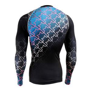 Rashguard de MMA para Hombre, Material Transpirable, Sublimado de Alta Calidad, Manga Larga, Secado Rápido, Logotipo Personalizado, Venta al Por Mayor - Product Image 2