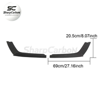 Diffuseur de pare-chocs arrière en fibre de carbone pour BMW F80 M3 F82 M4 2013-2019