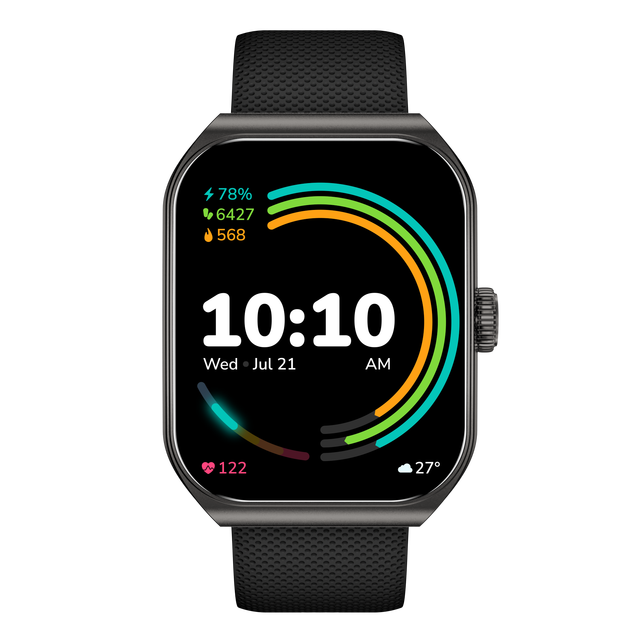 Am10a Smart Watch with Multiple Sports Modes, Can Make and Receive Calls, Message Reminders, Compatible with Android and iPhone