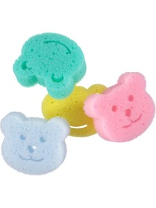 Cartoon Animal Shaped Baby Bath Sponge 4-Pack Wholesale Soft Multicolored Toddler Shower Foam Sponge Manufacturer Bulk Price - Product Image 2