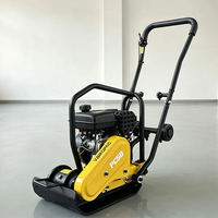 Compacteur vibrant portatif PC50 à prix d'usine, 50 kg, moteur à essence, machine de compactage pour la construction routière