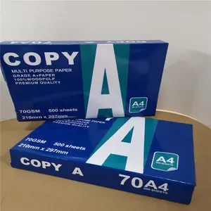 a4 papier Suppliers-Wit A4 Size Kopieerpapier 80 Gsm 70 Gsm Voor Copiper Laser Afdrukken